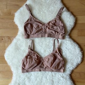 Negative Silky Nursing Bra Size 4 in Buff
